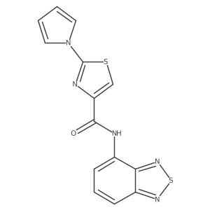 N-(benzo[c][1,2,5]thiadiazol-4-yl)-2-(1H-pyrrol-1-yl)thiazole-4-carboxamide Structure