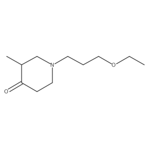 1-(3-Ethoxypropyl)-3-methylpiperidin-4-one Structure