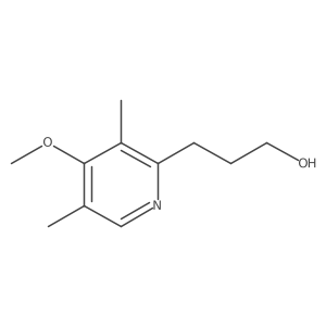 3-(4-Methoxy-3,5-dimethylpyridin-2-yl)propan-1-ol结构式