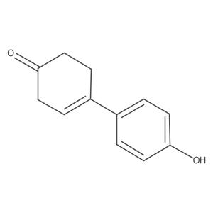 4-(4-Hydroxy-phenyl)-cyclohex-3-enone Structure