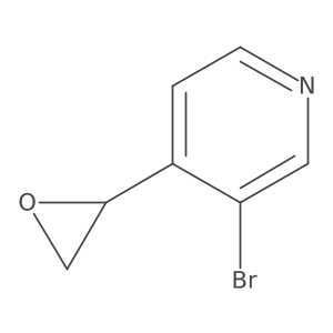 3-Bromo-4-oxiranyl-pyridine Structure