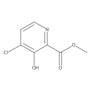 Methyl 4-chloro-3-hydroxypyridine-2-carboxylate Structure