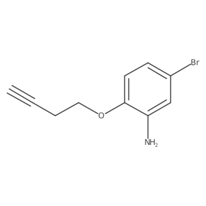 5-Bromo-2-but-3-ynyloxy-phenylamine Structure
