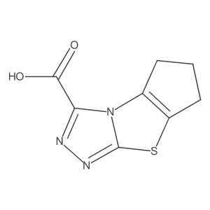 6,7-Dihydro-5H-cyclopenta[4,5]thiazolo[2,3-c][1,2,4]triazole-3-carboxylic acid Structure
