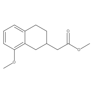 Methyl 2-(8-methoxy-1,2,3,4-tetrahydronaphthalen-2-yl)acetate Structure