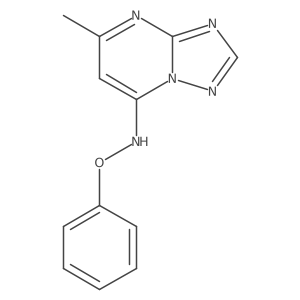 5-methyl-N-phenoxy-[1,2,4]triazolo[1,5-a]pyrimidin-7-amine结构式