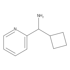 Cyclobutyl(pyridin-2-yl)methanamine结构式
