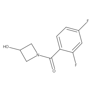 1-(2,4-Difluorobenzoyl)azetidin-3-ol Structure