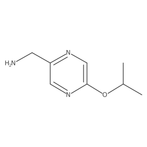 [5-(Propan-2-yloxy)pyrazin-2-yl]methanamine Structure