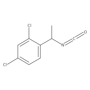 2,4-Dichloro-1-(1-isocyanatoethyl)benzene Structure