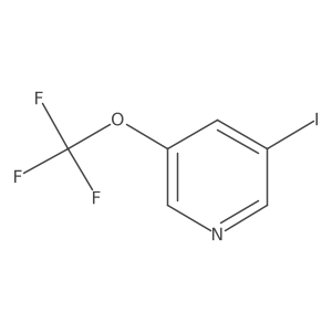 3-Iodo-5-(trifluoromethoxy)pyridine结构式
