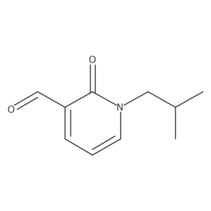 1-Isobutyl-2-oxo-1,2-dihydropyridine-3-carbaldehyde Structure
