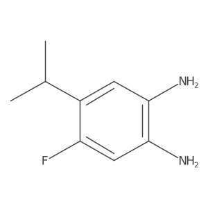 4-Fluoro-5-isopropylbenzene-1,2-diamine Structure