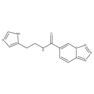 N-(2-(1H-imidazol-4-yl)ethyl)tetrazolo[1,5-a]pyridine-6-carboxamide Structure
