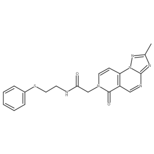 2-(2-methyl-6-oxopyrido[3,4-e][1,2,4]triazolo[1,5-a]pyrimidin-7(6H)-yl)-N-[2-(phenylsulfanyl)ethyl]acetamide Structure