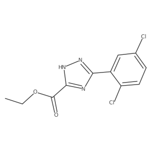 Ethyl 5-(2,5-Dichlorophenyl)-1H-1,2,4-triazole-3-carboxylate Structure