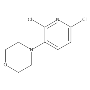 4-(2,6-Dichloro-3-pyridinyl)morpholine结构式