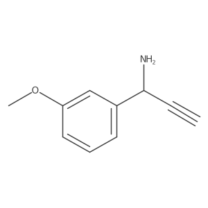 1-(3-Methoxyphenyl)prop-2-yn-1-amine Structure
