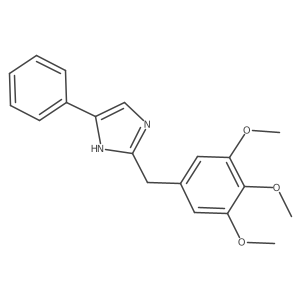 5-phenyl-2-[(3,4,5-trimethoxyphenyl)methyl]-1H-imidazole Structure