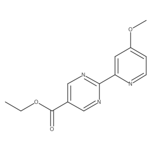 Ethyl 2-(4-methoxypyridin-2-YL)pyrimidine-5-carboxylate Structure