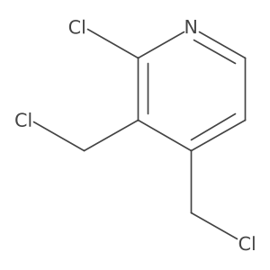 2-Chloro-3,4-bis(chloromethyl)pyridine Structure