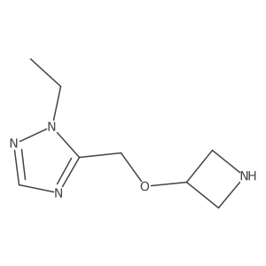 5-((Azetidin-3-yloxy)methyl)-1-ethyl-1h-1,2,4-triazole Structure