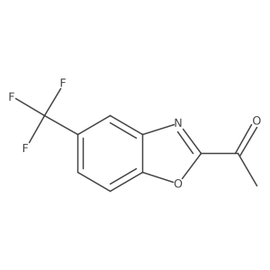 1-(5-(Trifluoromethyl)benzo[d]oxazol-2-yl)ethanone Structure