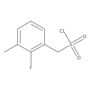 (2-Fluoro-3-methylphenyl)methanesulfonyl chloride Structure