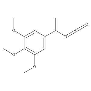 5-(1-Isocyanatoethyl)-1,2,3-trimethoxybenzene结构式