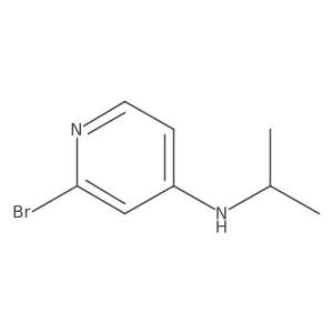 2-Bromo-N-isopropylpyridin-4-amine Structure