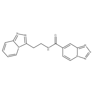 N-[2-([1,2,4]triazolo[4,3-a]pyridin-3-yl)ethyl]tetrazolo[1,5-a]pyridine-7-carboxamide Structure