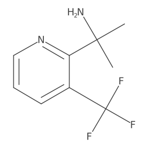 2-(3-(Trifluoromethyl)pyridin-2-yl)propan-2-amine Structure