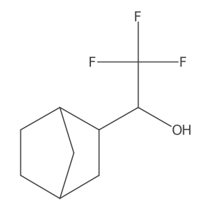 2,2,2-trifluoro-1-norbornan-2-yl-ethanol结构式