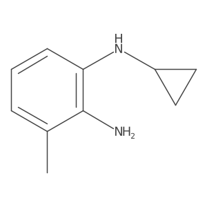 N1-cyclopropyl-3-methylbenzene-1,2-diamine结构式