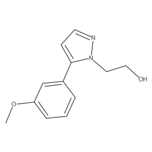 2-(5-(3-Methoxyphenyl)-1H-pyrazol-1-yl)ethanol结构式