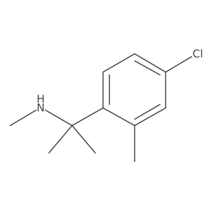 [2-(4-Chloro-2-methylphenyl)propan-2-yl](methyl)amine Structure