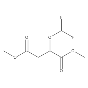 1,4-Dimethyl 2-(difluoromethoxy)butanedioate结构式