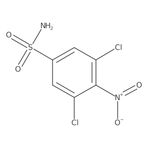 3,5-Dichloro-4-nitrobenzenesulfonamide结构式