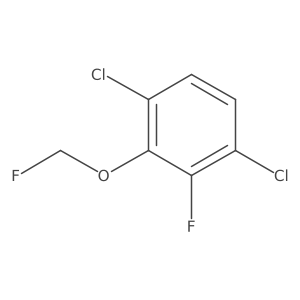 1,4-Dichloro-2-fluoro-3-(fluoromethoxy)benzene Structure