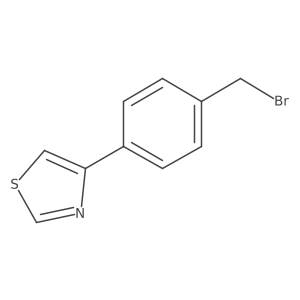 4-(4-Bromomethyl-phenyl)-thiazole结构式