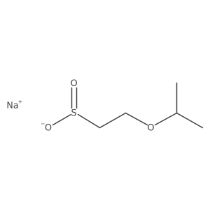 Sodium 2-(propan-2-yloxy)ethane-1-sulfinate Structure