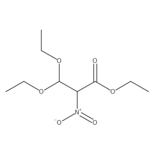 Ethyl 3,3-diethoxy-2-nitropropanoate结构式