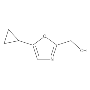 (5-Cyclopropyl-1,3-oxazol-2-yl)methanol Structure