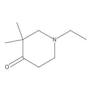 1-Ethyl-3,3-dimethylpiperidin-4-one结构式