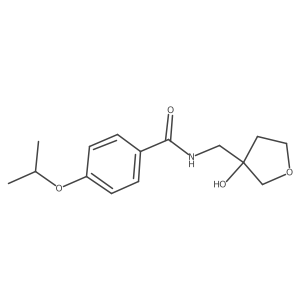 N-((3-hydroxytetrahydrofuran-3-yl)methyl)-4-isopropoxybenzamide Structure