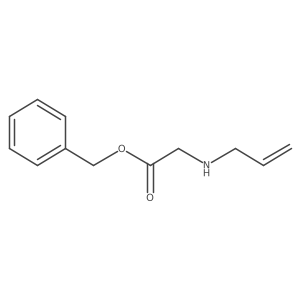 Benzyl 2-(prop-2-enylamino)acetate结构式