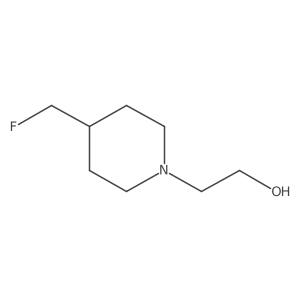 2-[4-(fluoromethyl)-1-piperidyl]ethanol结构式