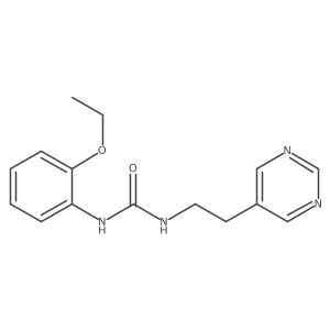 1-(2-Ethoxyphenyl)-3-(2-(pyrimidin-5-yl)ethyl)urea结构式
