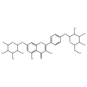 Kaempferol 7-O-I+/--L-rhamnopyranoside-4a(2)-O-I(2)-D-glucopyranoside Structure