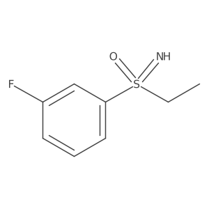 Ethyl(3-fluorophenyl)imino-lambda6-sulfanone结构式